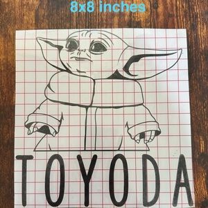 Toyoda decal sticker 8in